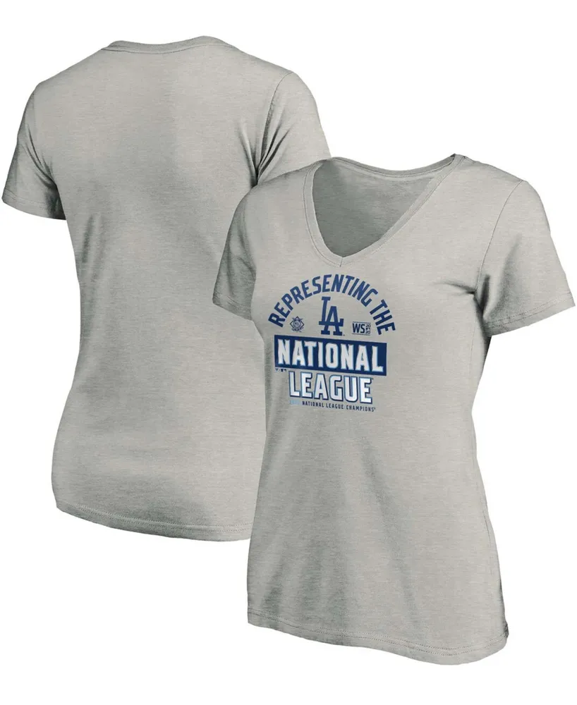 Atlanta Braves Fanatics Branded Women's 2021 World Series Champions Locker  Room V-Neck T-Shirt - Heathered Gray