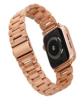 WITHit Rose Gold-Tone Stainless Steel Y-Link Bracelet designed for Apple Watch 42mm (Series 10) & 38/40/41mm