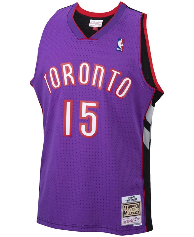 Men's Vince Carter Purple Toronto Raptors 1999-2000 Hardwood Classics Swingman Jersey