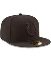 Men's Indianapolis Colts Black On 59FIFTY Fitted Hat