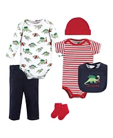 Baby Boys Cotton 6 Piece Layette Set