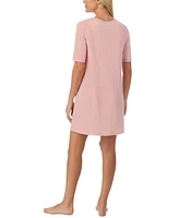 Cuddl Duds Elbow-Length Moisture Wicking Sleep T-Shirt