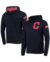 Men's Navy Cleveland Guardians Team Logo Pullover Hoodie