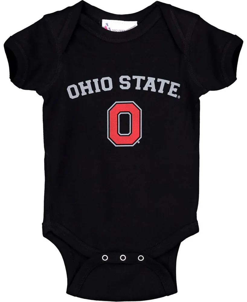 Infant Boys and Girls Black Ohio State Buckeyes Arch and Logo Bodysuit