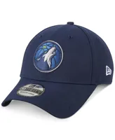 New Era Men's Navy Minnesota Timberwolves Team Classic 39THIRTY Flex Hat