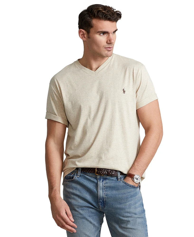 Polo Ralph Lauren Men's Big & Tall Classic Fit V-Neck T-Shirt