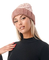 Marcus Adler Women's Chunky Marled Cable Knit Beanie