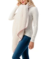 Marcus Adler Women's Ultra Soft Plush Ribbed Scarf