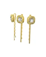 Swarovski Women's DlC002 Hair Pins, Set of 3