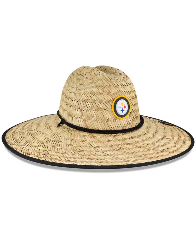 Men's Natural Pittsburgh Steelers 2021 Nfl Training Camp Official Straw Lifeguard Hat