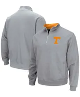 Men's Heathered Gray Tennessee Volunteers Tortugas Team Logo Quarter-Zip Jacket