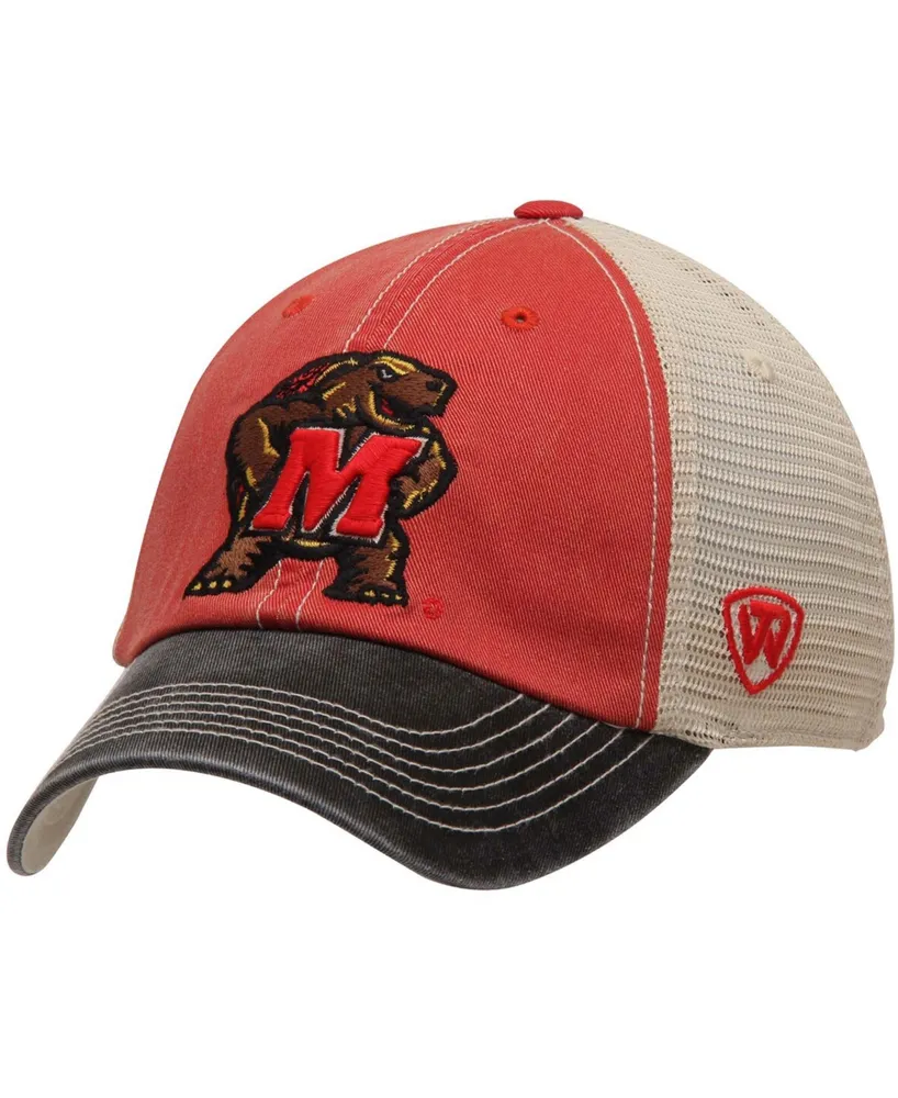 Men's Red Maryland Terrapins Offroad Trucker Adjustable Hat