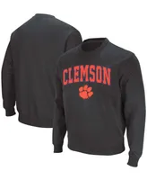 Colosseum Men's Clemson Tigers Arch & Logo Pullover Sweatshirt