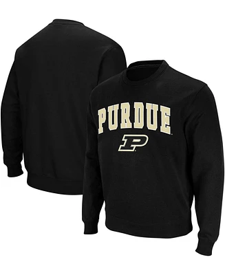 Colosseum Men's Purdue Boilermakers Arch & Logo Crew Neck Sweatshirt