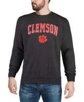 Colosseum Men's Clemson Tigers Arch & Logo Pullover Sweatshirt