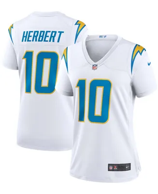 Women's Justin Herbert White Los Angeles Chargers Game Jersey