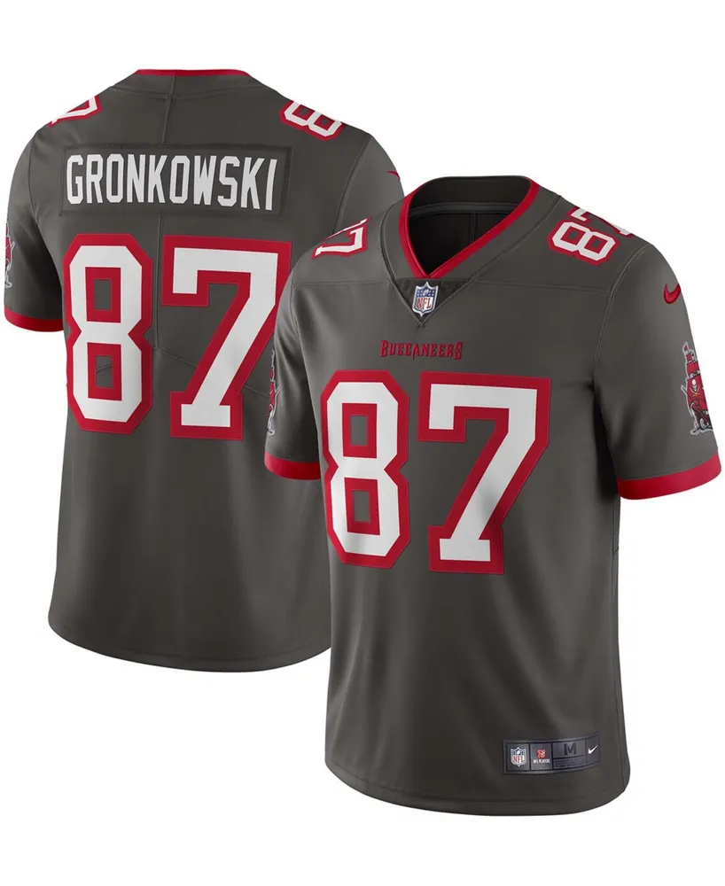 Men's Nike Rob Gronkowski Pewter Tampa Bay Buccaneers Alternate