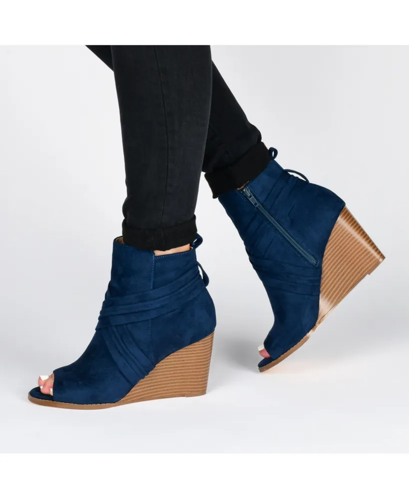 Journee Collection Women's Sabeena Wedge Booties