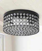 Lalia Home Glam 2 Light Round Flush Mount