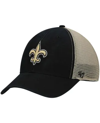 Men's Black New Orleans Saints Flagship Mvp Snapback Hat