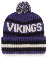 Men's Purple Minnesota Vikings Bering Cuffed Knit Hat with Pom