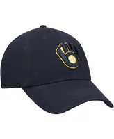 Women's Navy Milwaukee Brewers Team Miata Clean Up Adjustable Hat