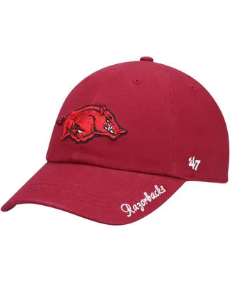 Women's Cardinal Arkansas Razorbacks Miata Clean Up Logo Adjustable Hat