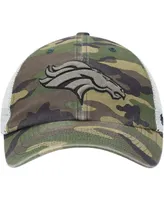 Men's Camo Denver Broncos Branson Mvp Trucker Snapback Hat