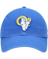 Boys Royal Los Angeles Rams Logo Clean Up Adjustable Hat