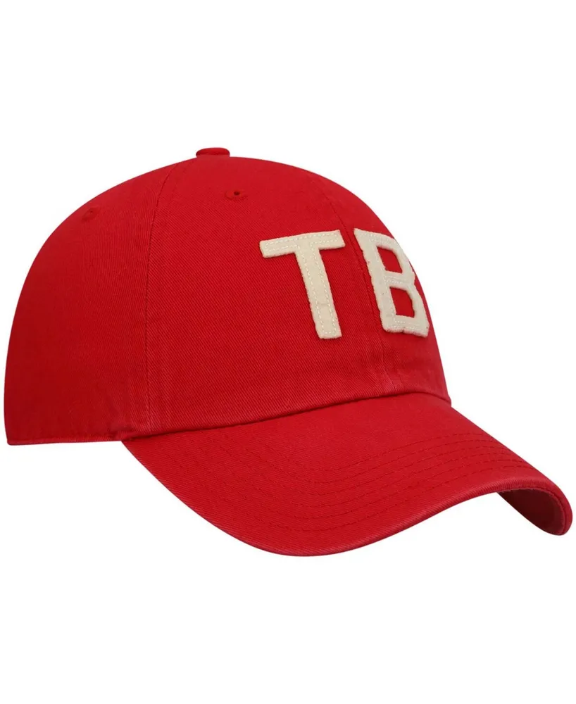 Women's Red Tampa Bay Buccaneers Finley Clean Up Adjustable Hat