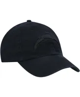 Men's Black Los Angeles Chargers Team Tonal Clean Up Adjustable Hat