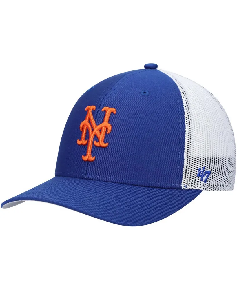 Men's Royal, White New York Mets Primary Logo Trucker Snapback Hat