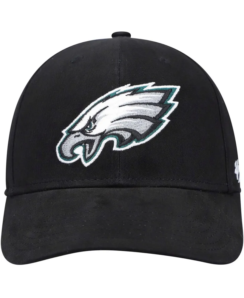 Boys Black Philadelphia Eagles Basic Secondary Mvp Adjustable Hat