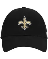 Boys Black New Orleans Saints Basic Mvp Adjustable Hat