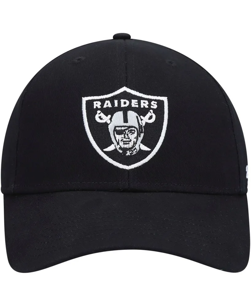 Little Boys and Girls Black Las Vegas Raiders Basic Mvp Adjustable Hat