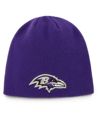 Men's Purple Baltimore Ravens Secondary Logo Knit Beanie