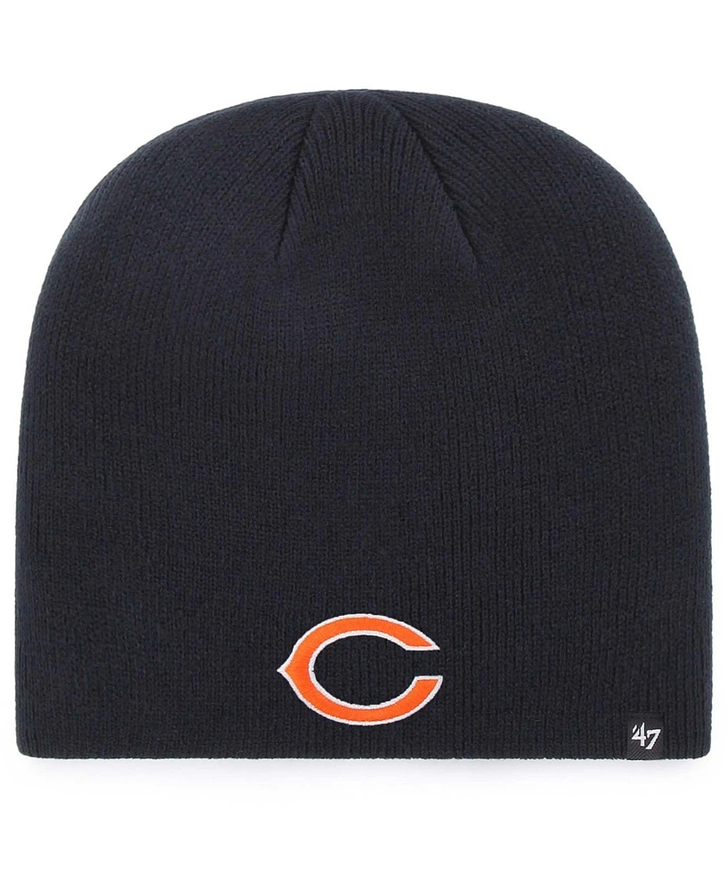 Men's Navy Chicago Bears Primary Logo Knit Beanie