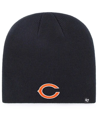 Men's Navy Chicago Bears Primary Logo Knit Beanie