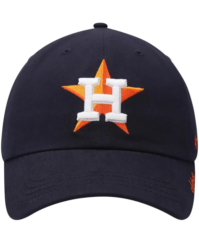 Women's Navy Houston Astros Team Miata Clean Up Adjustable Hat