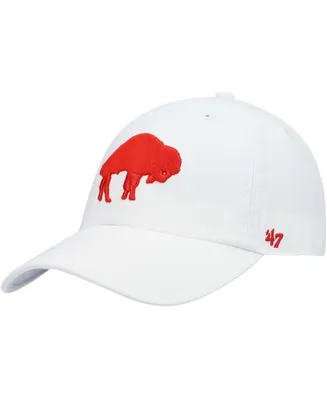 Men's White Buffalo Bills Clean Up Legacy Adjustable Hat