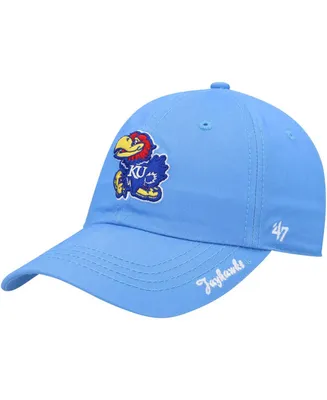 Women's Light Blue Kansas Jayhawks Miata Clean Up Adjustable Hat