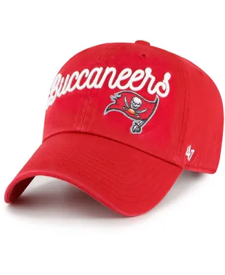 Women's Red Tampa Bay Buccaneers Millie Clean Up Adjustable Hat