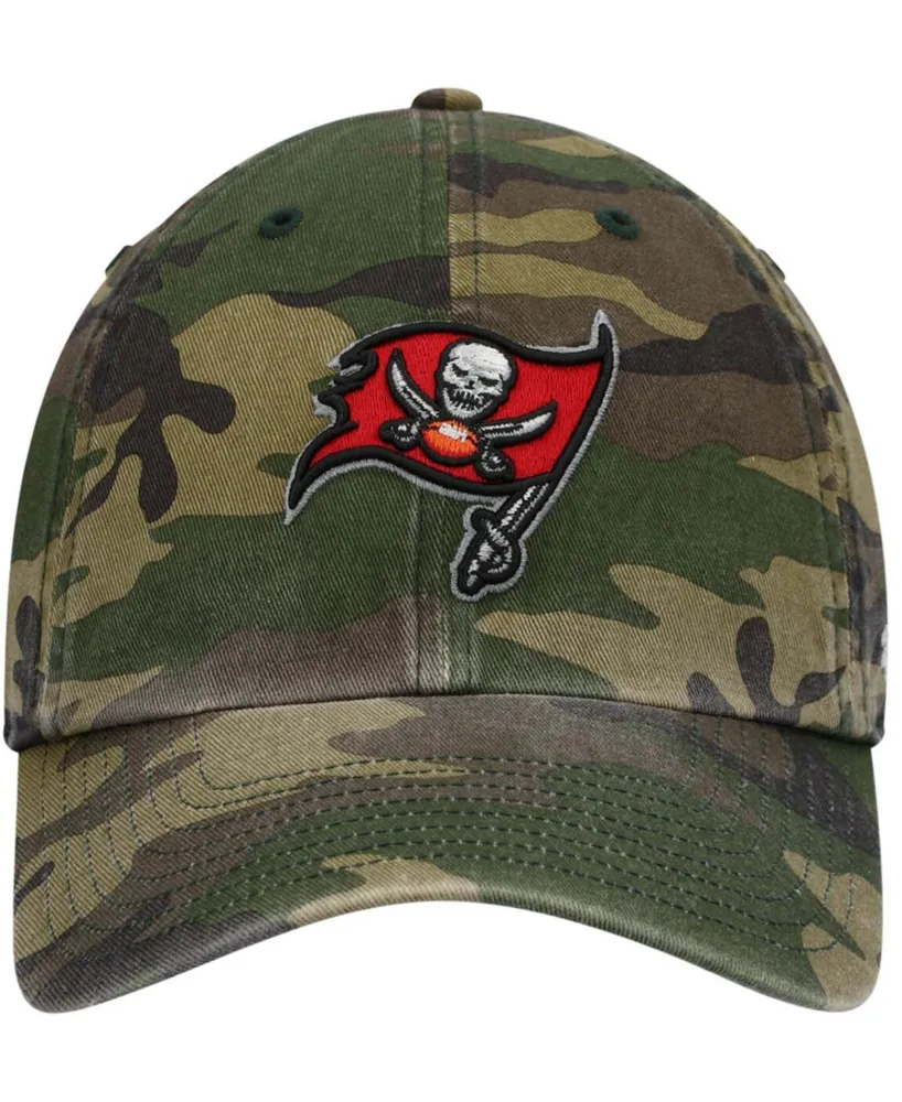 Men's Camo Tampa Bay Buccaneers Woodland Clean Up Adjustable Hat