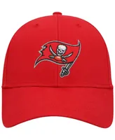 Boys Red Tampa Bay Buccaneers Basic Mvp Adjustable Hat