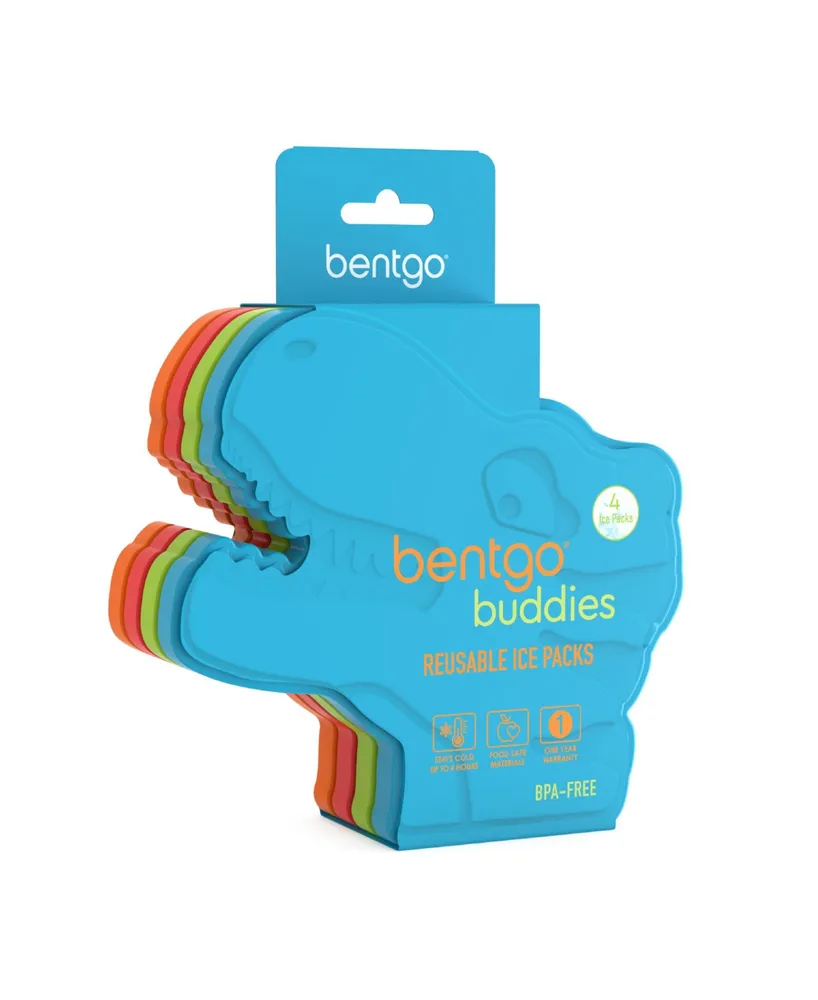 Bentgo Buddies Refreezable Ice Pack, 4-Pack