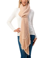 Marcus Adler Women's Ultra Soft Fringe-Trim Winter Scarf