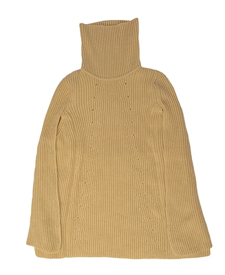 Women's Knit Cowl Neck Cape Poncho