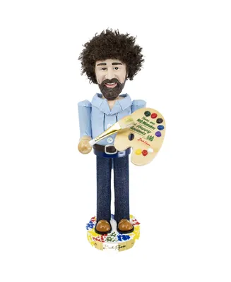 Kurt Adler 10" Bob Ross with Palette Nutcracker