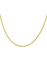 Giani Bernini Rope Link 20" Chain Necklace in 18k Gold-Plated Sterling Silver, Created for Macy's