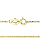 Giani Bernini Box Link 18" Chain Necklace in 18k Gold-Plated Sterling Silver, Created for Macy's